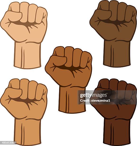 fists - north african ethnicity stock illustrations