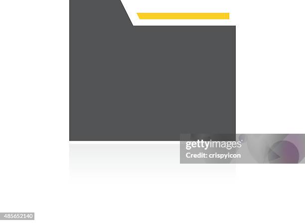 folder icon on a white background. - document wallet stock illustrations