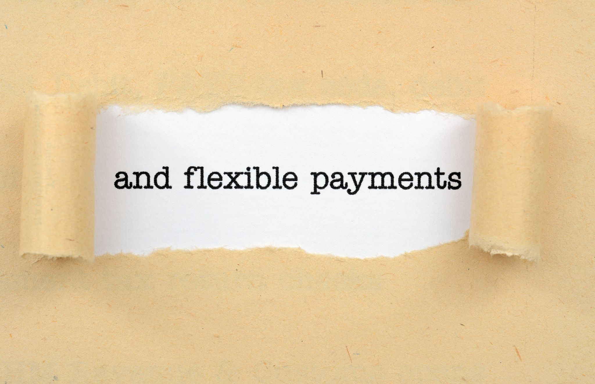 flexible payment plans