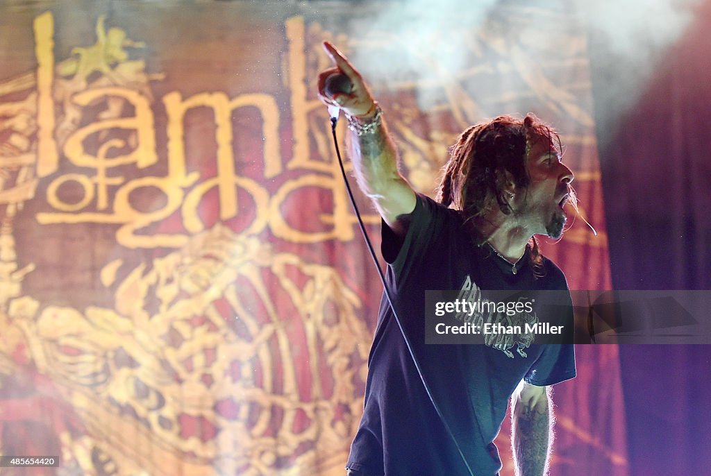 Lamb Of God In Concert At The Las Vegas Village