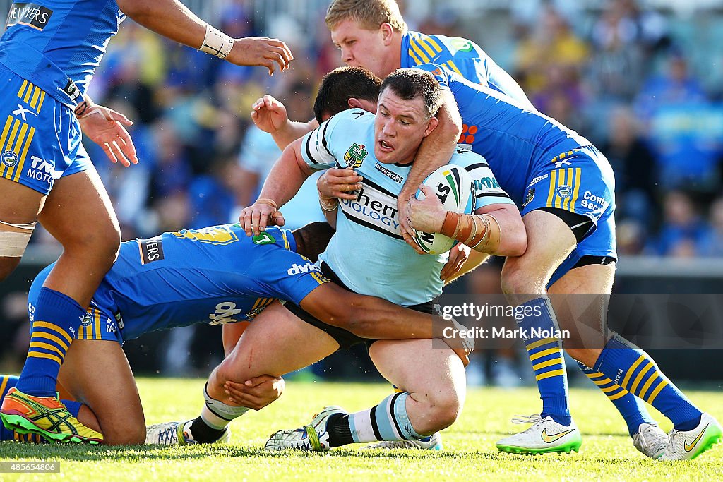 NRL Rd 25 - Eels v Sharks