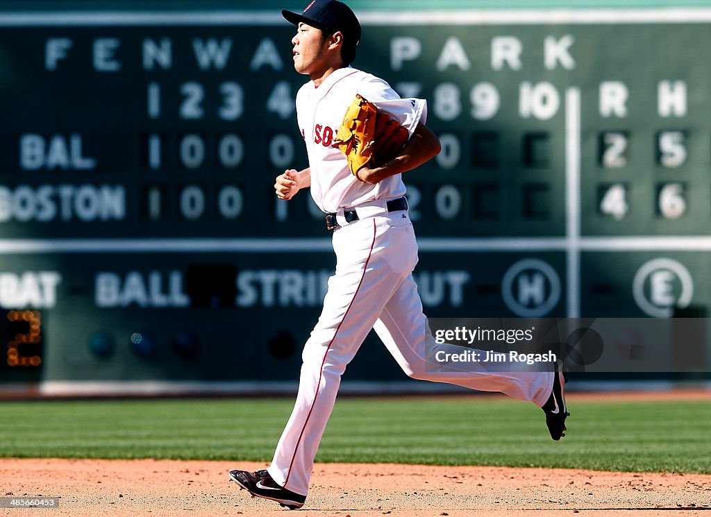 Baltimore Orioles v Boston Red Sox