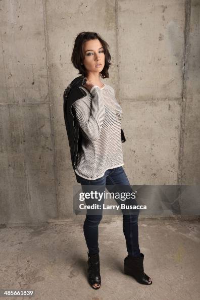 Actress Cortney Palm from "Zombeavers" poses for the 2014 Tribeca