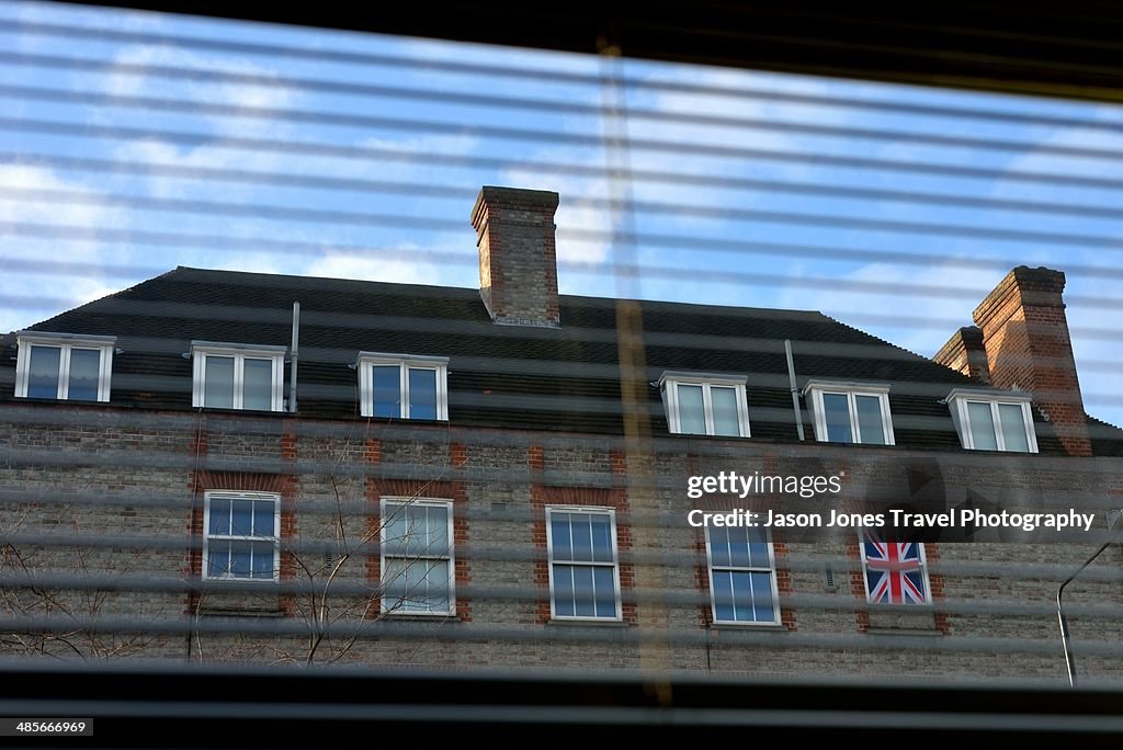 Union Jack in a window