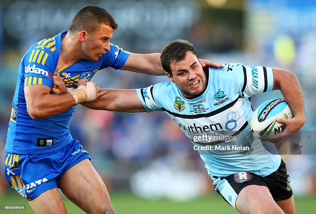 NRL Rd 25 - Eels v Sharks