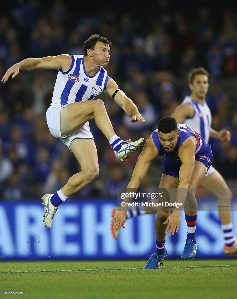 AFL Rd 22 -  North Melbourne v Western Bulldogs