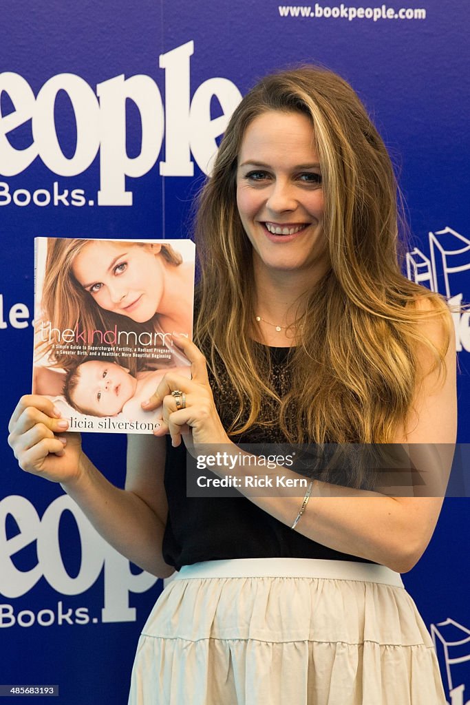 Alicia Silverstone Book Signing - Austin, TX