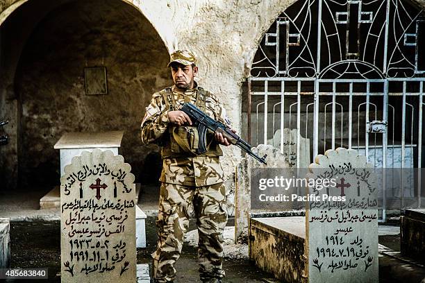 There are around 65 Christians pledged to fight alongside Peshmerga soldiers to protect the village of Baqubah in Iraqi Kurdistan. The group call...