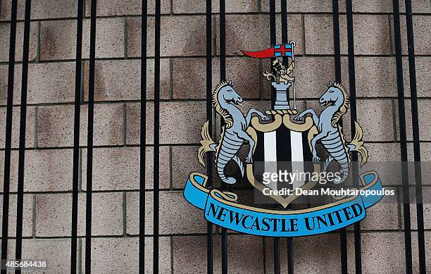 General view of the stadium prior to the Barclays Premier League match between Newcastle United and Arsenal at St James' Park on August 29, 2015 in...