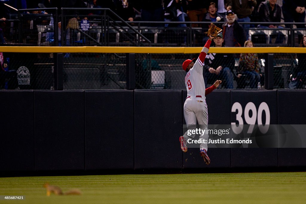 Philadelphia Phillies v Colorado Rockies