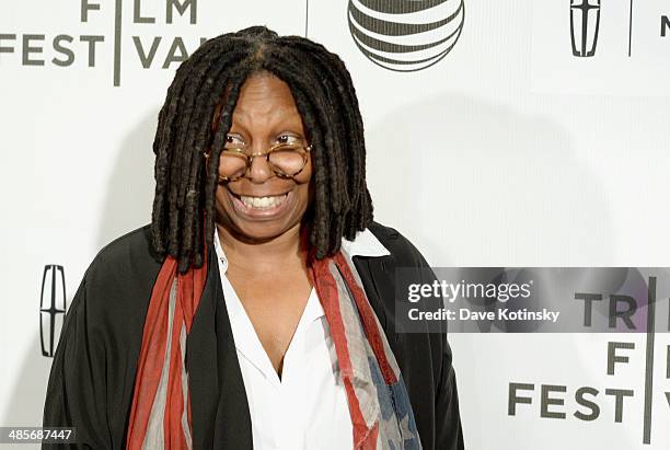 Whoopi Goldberg attends the "Keep on Keepin' On" Premiere during the 2014 Tribeca Film Festival at BMCC Tribeca PAC on April 19, 2014 in New York...