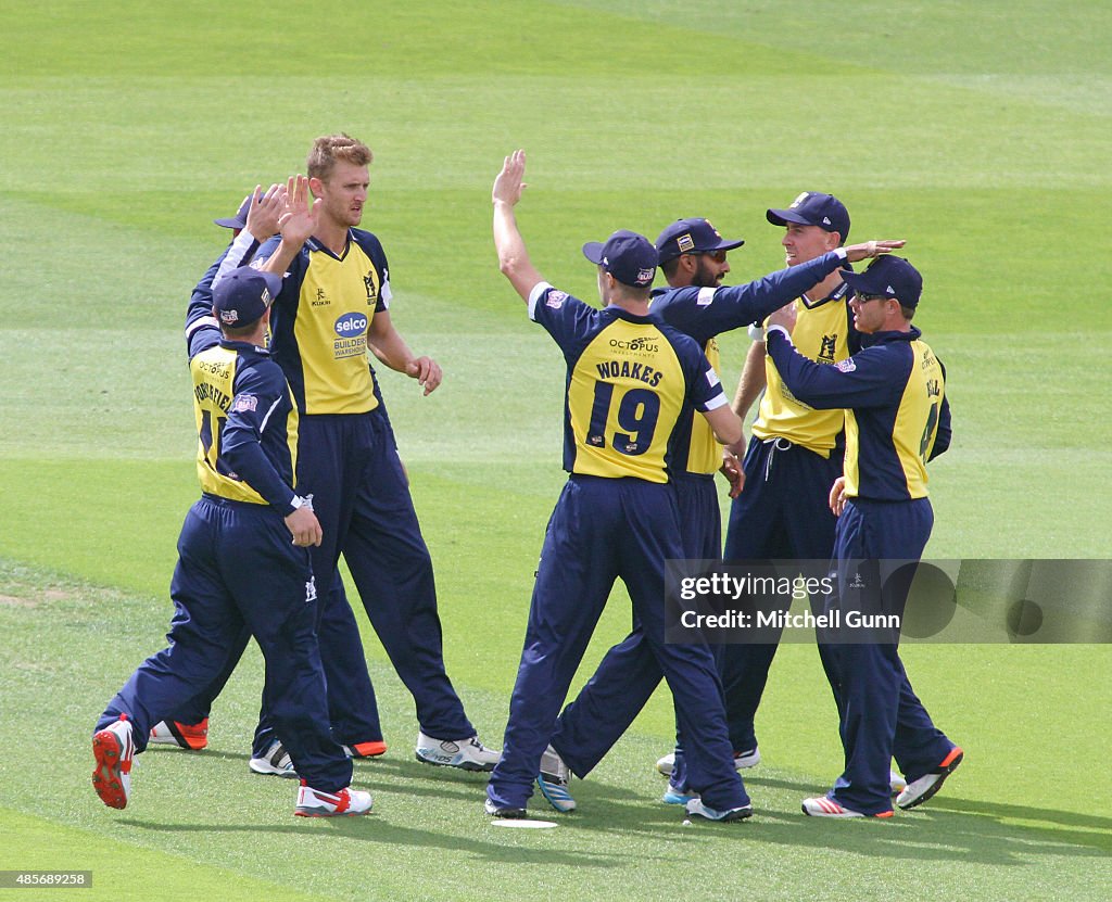 Northamptonshire v Warwickshire - NatWest T20 Blast Semi Final