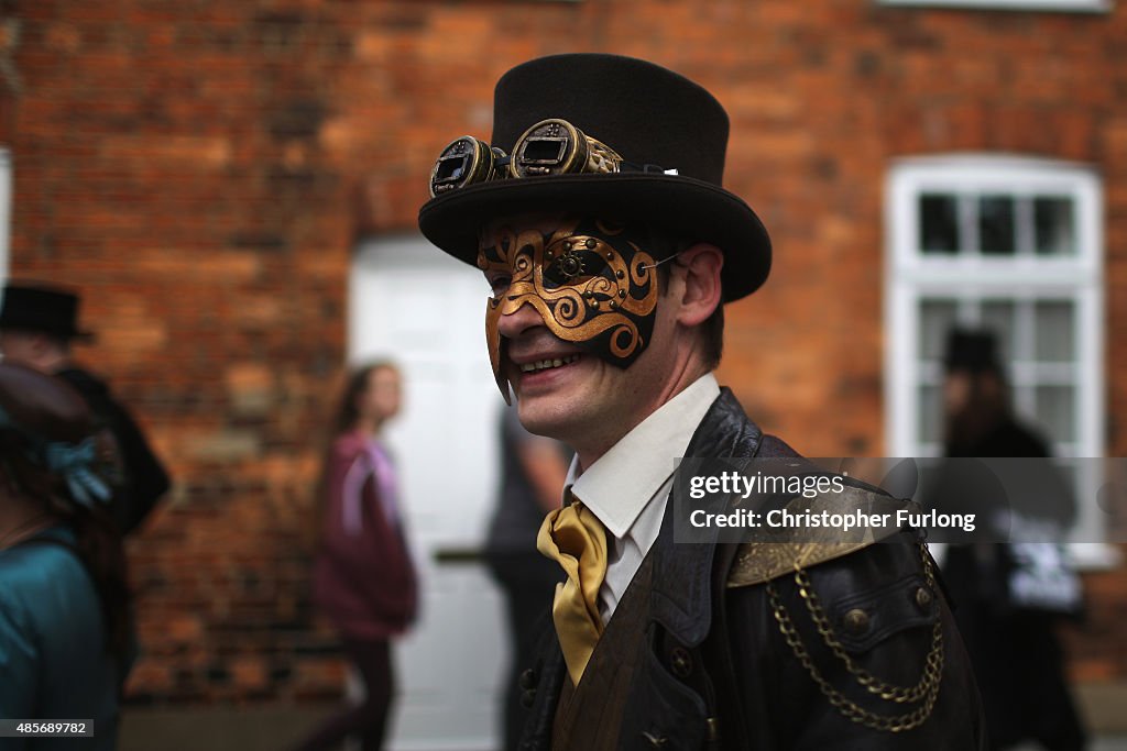 Participants From Around The Globe Attend The Asylum Steampunk Festival