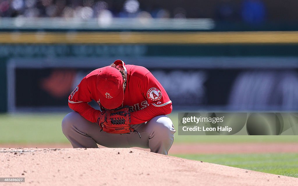 Los Angeles Angels of Anaheim v Detroit Tigers