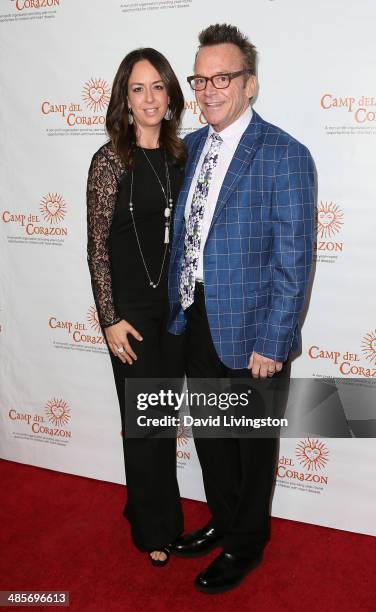 Actor Tom Arnold and wife Ashley Groussman attend Camp del Corazon's 11th Annual Gala del Sol at the Ray Dolby Ballroom at Hollywood & Highland...