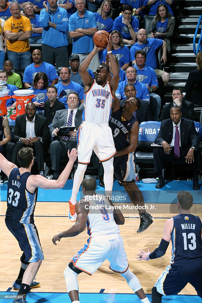 Memphis Grizzlies v Oklahoma City Thunder - Game One