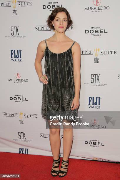 Olivia Thirlby attends the Supper Suite By STK during the 2014 Tribeca Film Festival at STK on April 19, 2014 in New York City.