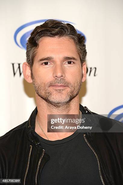 Eric Bana attends the Sony Pictures' 'Deliver Us From Evil' Cast & Filmmakers press line at Wondercon at Anaheim Convention Center on April 19, 2014...