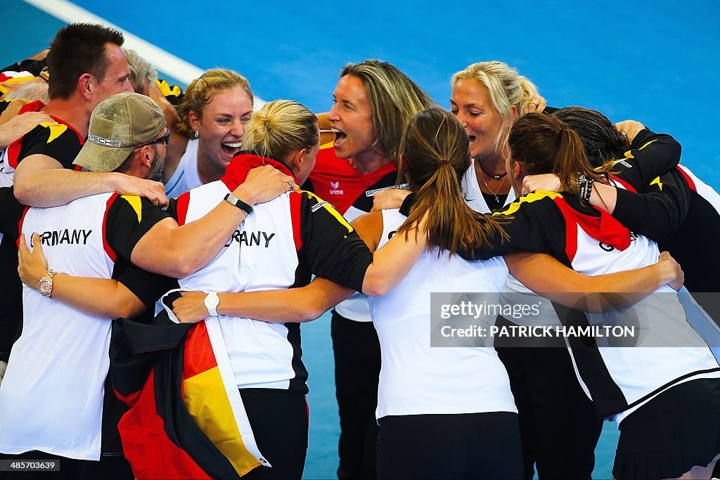 TENNIS-FEDCUP-AUS-GER