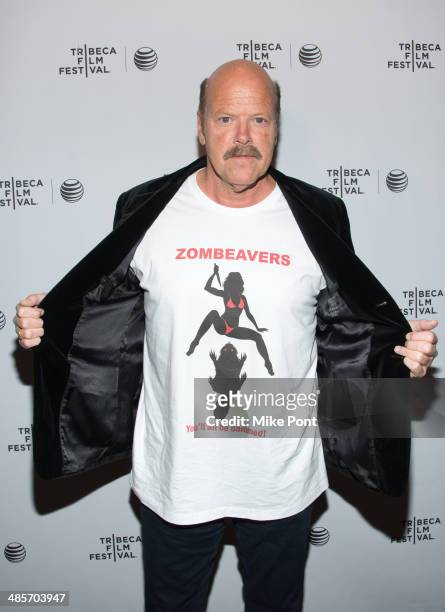 Actor Rex Linn attends the premiere of "Zombeavers" during the 2014 Tribeca Film Festival at Chelsea Bow Tie Cinemas on April 19, 2014 in New York...