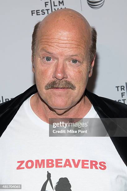 Actor Rex Linn attends the premiere of "Zombeavers" during the 2014 Tribeca Film Festival at Chelsea Bow Tie Cinemas on April 19, 2014 in New York...