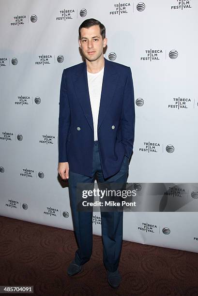 Mark Ronson attends the premiere of "Zombeavers" during the 2014 Tribeca Film Festival at Chelsea Bow Tie Cinemas on April 19, 2014 in New York City.