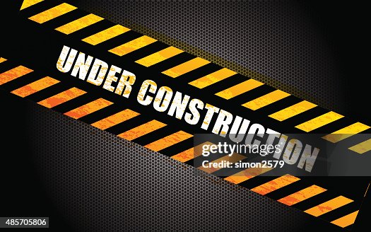 Under construction sign Under construction sign