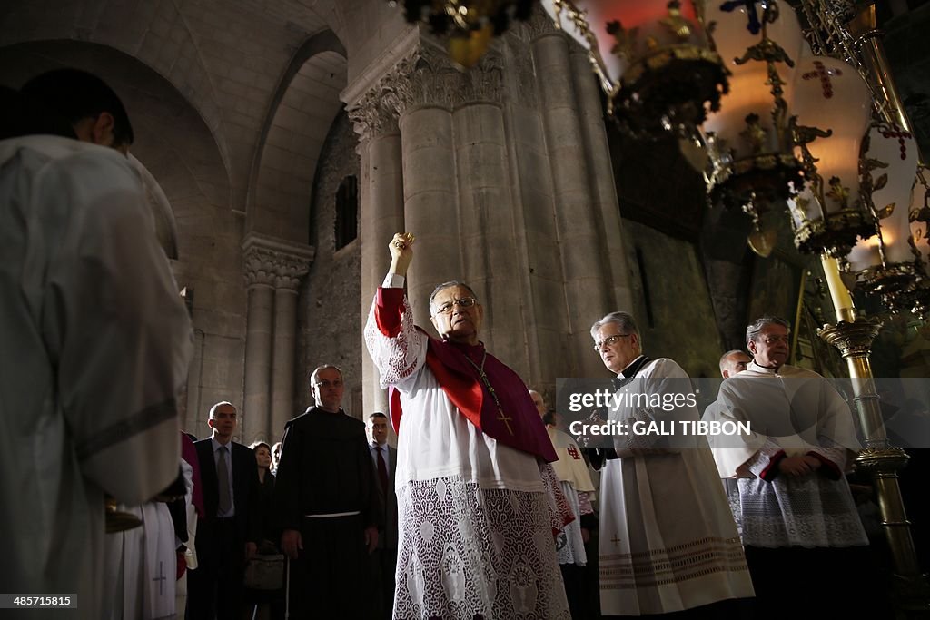 PALESTINIAN-ISRAEL-CHRISTIANITY-EASTER