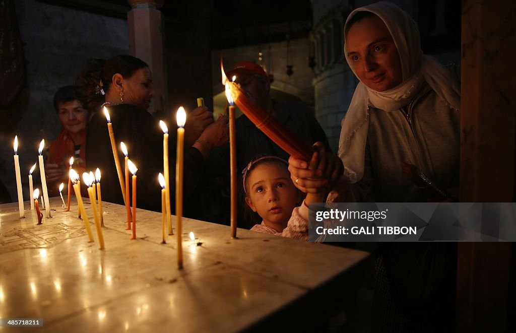 PALESTINIAN-ISRAEL-CHRISTIANITY-EASTER