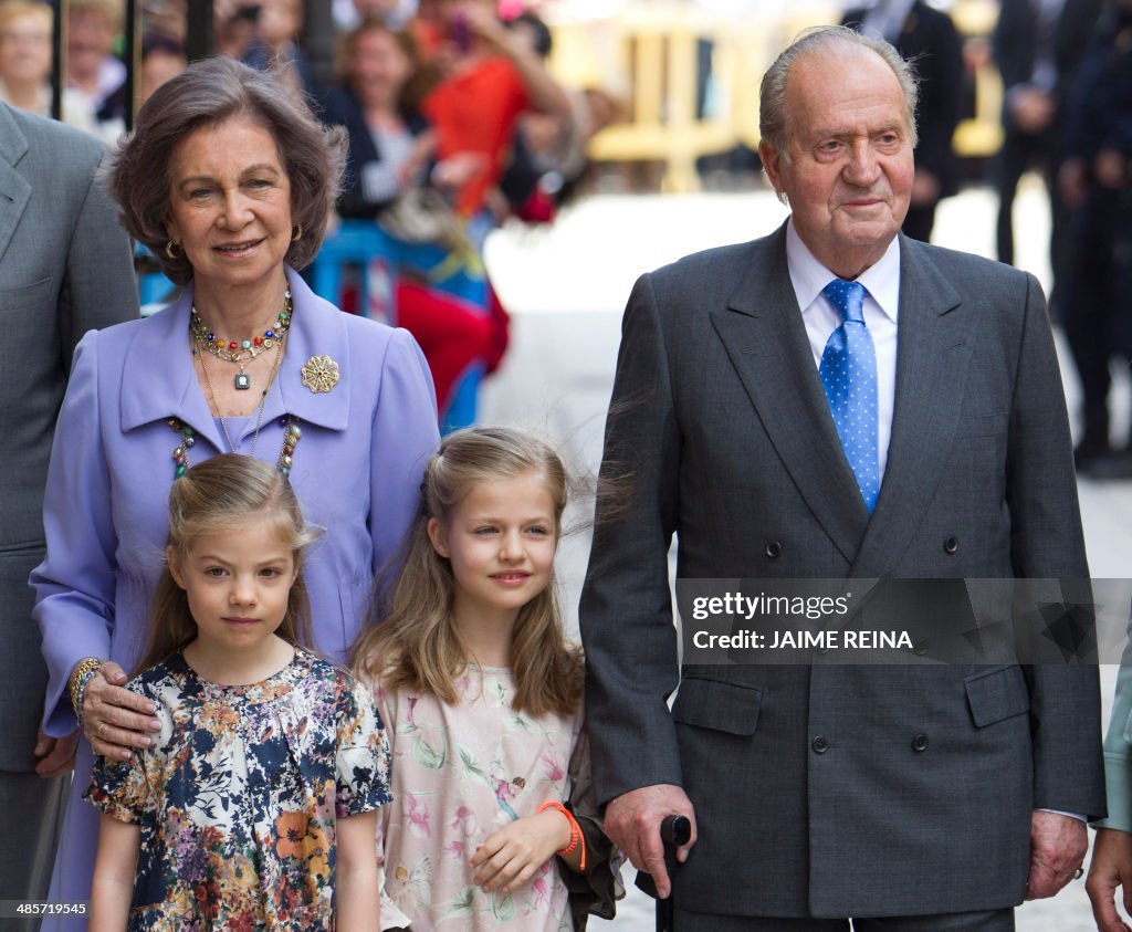 SPAIN-ROYALS-HOLY-WEEK