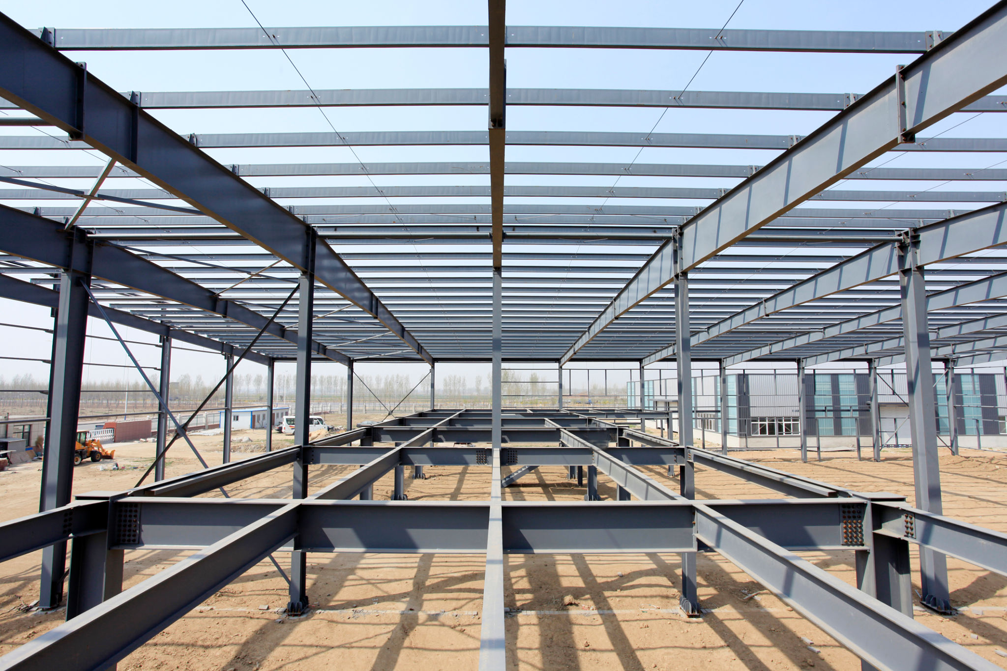 The steel structure The steel structure