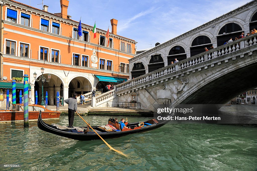 Venice, Ponte di Rialto, Canal Grande, Italy