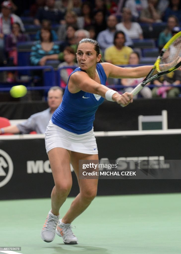 TENNIS-FEDCUP-CZE-ITA