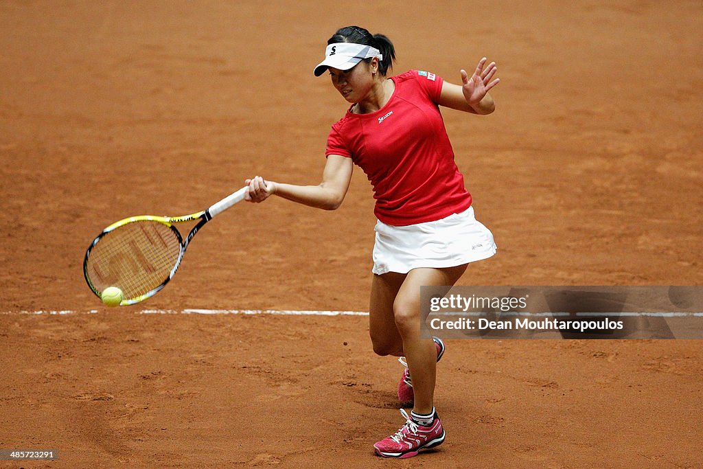 Netherlands v Japan - Fed Cup World Group II Play-off