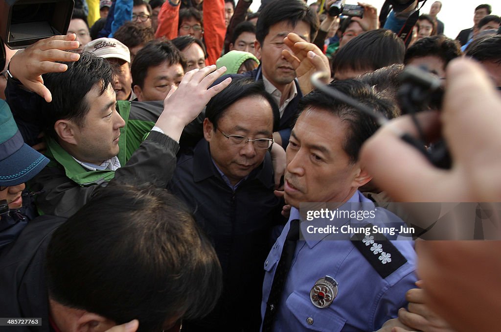 Rescue Work Continues At South Korean Ferry Disaster Site