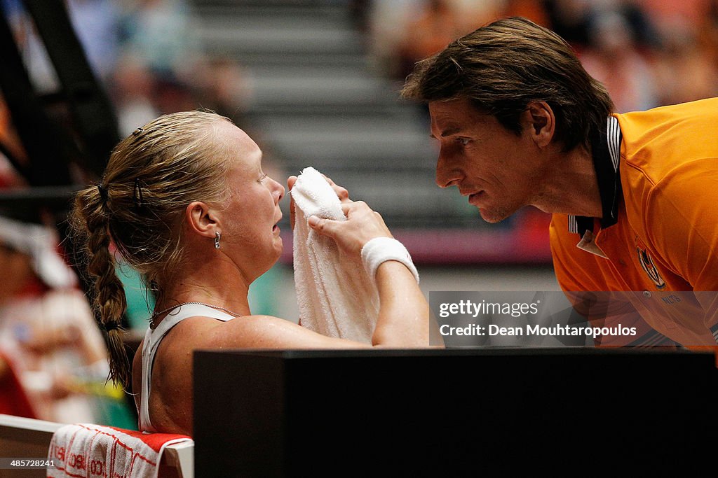 Netherlands v Japan - Fed Cup World Group II Play-off