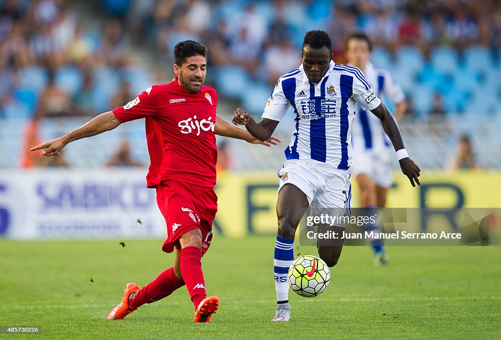 Real Sociedad de Futbol v Sporting Gijon - La Liga