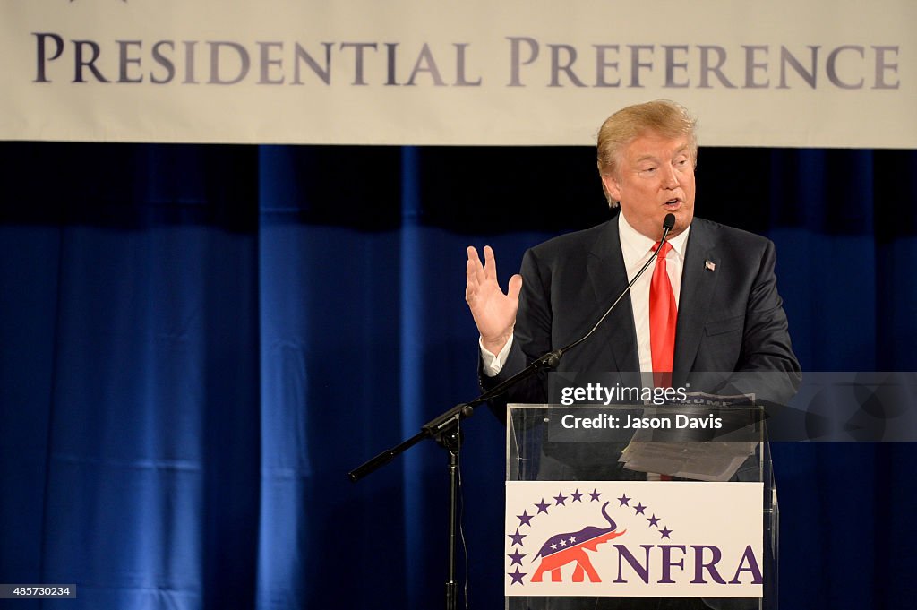 GOP Presidential Front Runner Donald Trump Address Republican Conference In Nashville