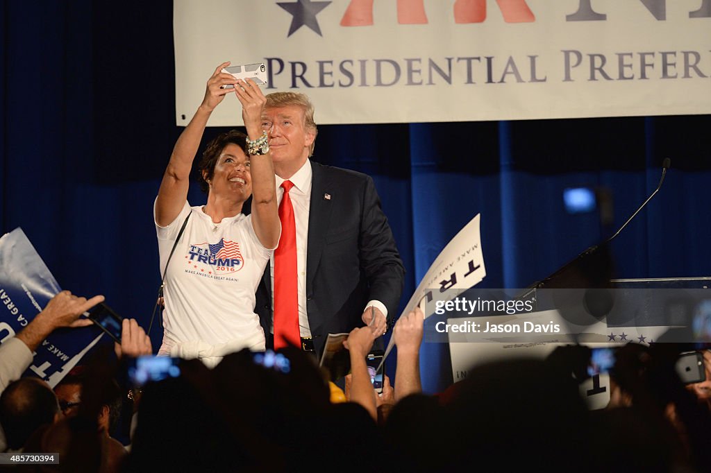 GOP Presidential Front Runner Donald Trump Address Republican Conference In Nashville