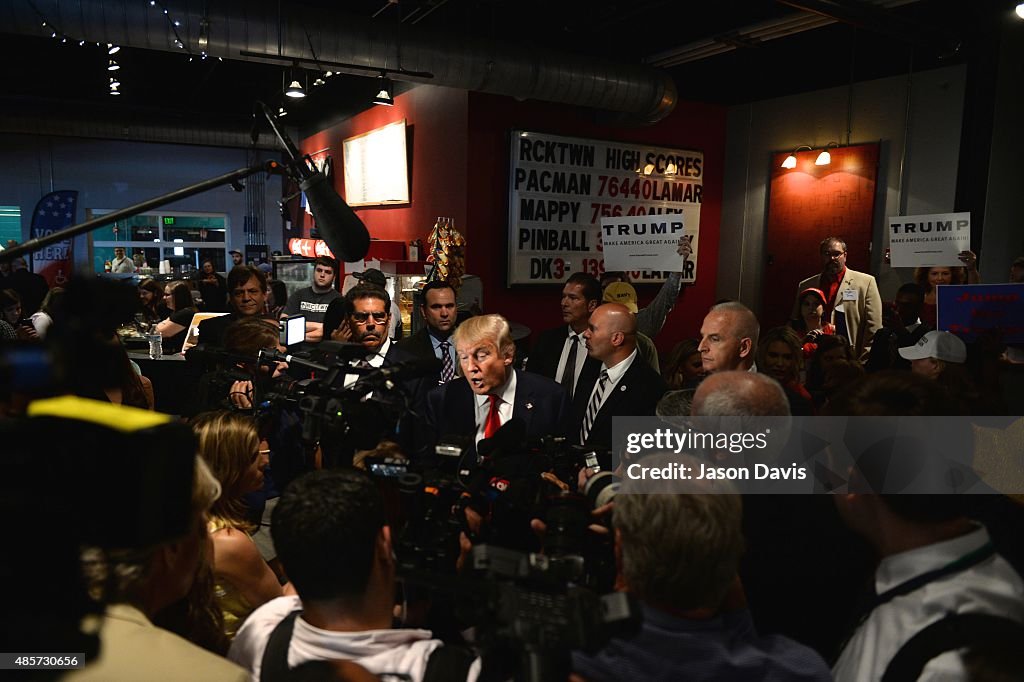 GOP Presidential Front Runner Donald Trump Address Republican Conference In Nashville