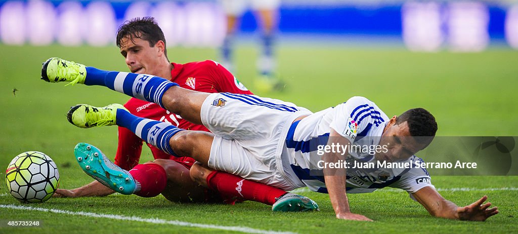 Real Sociedad de Futbol v Sporting Gijon - La Liga