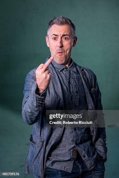 Scottish-American actor, author, and activist Alan Cumming attends a photocall at Edinburgh International Book Festival on August 29, 2015 in...