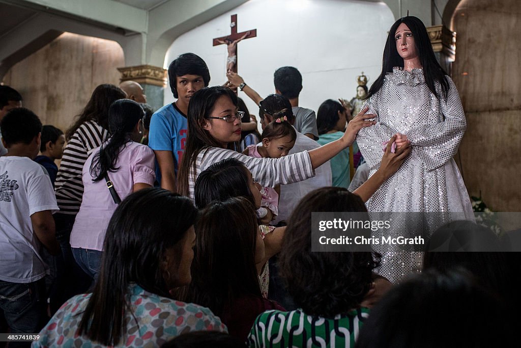 Tacloban's Typhoon Survivors Continue To Rebuild During Holy Week