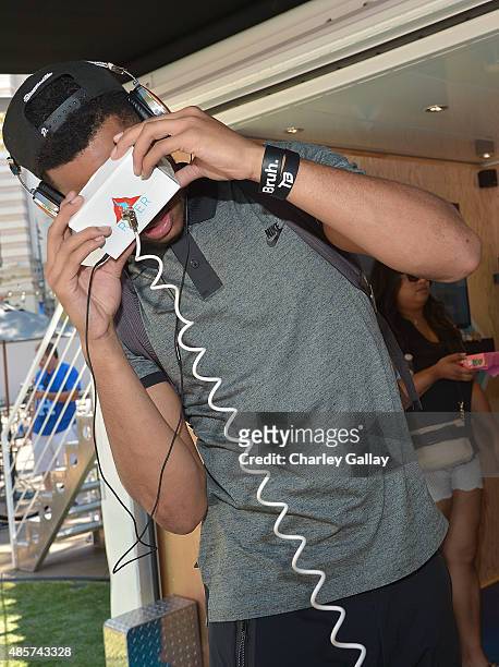 Professional basketball player D'Angelo Russell attends Birchbox Multi-City Tour Los Angeles on August 29, 2015 in Los Angeles, California.
