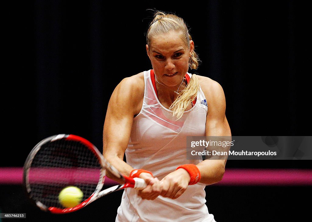 Netherlands v Japan - Fed Cup World Group II Play-off