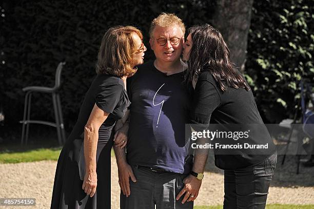 Nathalie Baye, Dominique Besnehard and Beatrice Dalle attend the 8th Angouleme French-Speaking Film Festival on August 29, 2015 in Angouleme, France.