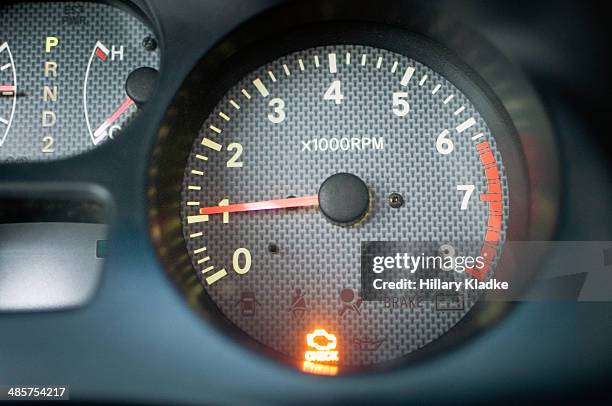Car Dashboard Check Engine Light Photos and Premium High Res Pictures ...
