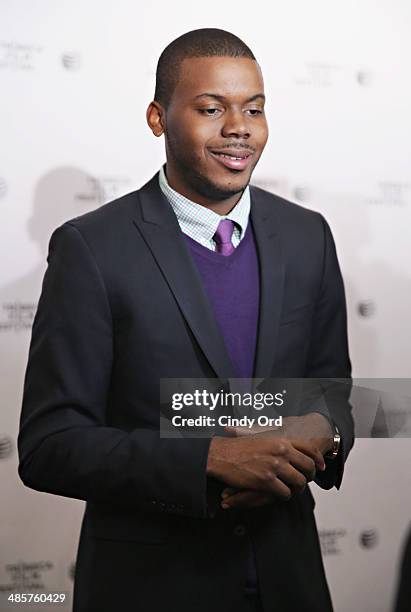 Film subject Michael Tubbs attends the "True Son" Premiere - 2014 Tribeca Film Festival at Chelsea Bow Tie Cinemas on April 20, 2014 in New York City.