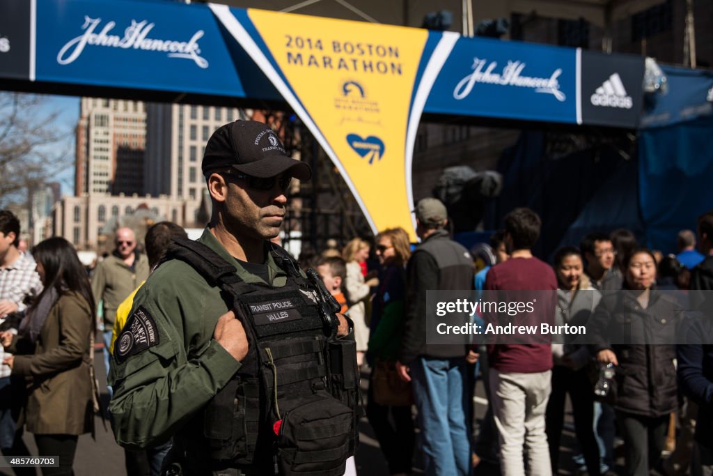 Boston Prepares For First Running Of Marathon After 2013 Terror Bombings