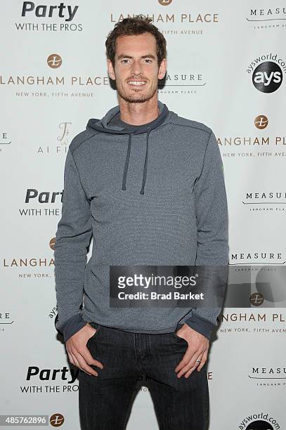 Tennis player Andy Murray attends Party with the Pros during Taste Of Tennis Week at Langham Place on August 29, 2015 in New York City.